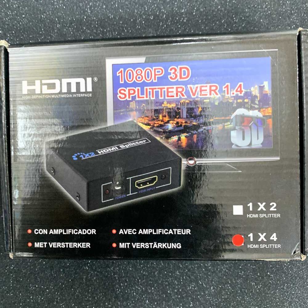 HDMI Splitter 1×2 1080P 3D Ver 1.4 with Amplifier – Dual Display Output HDMI Splitter 1×2 1080P 3D Ver 1.4 with Amplifier – Dual Display Output