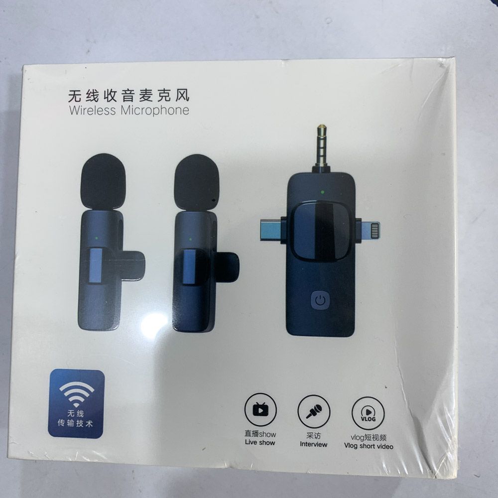 Wireless Microphone Set – Dual Lavalier Mic with Receiver for Vlog, YouTube, and Interviews | Ghana Wireless Microphone Set – Dual Lavalier Mic with Receiver for Vlog, YouTube, and Interviews | Ghana