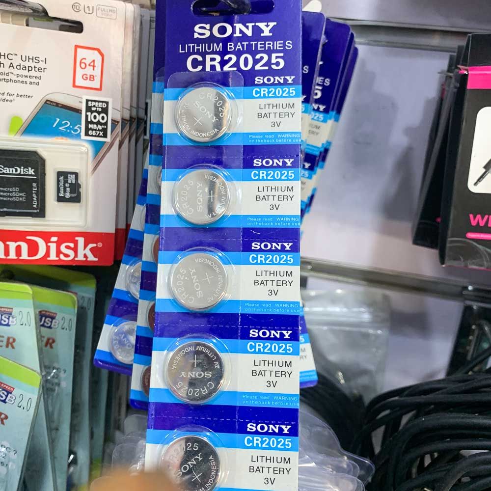 Sony CR2025 Lithium Battery 3V – Long-Lasting Coin Cell Battery | Best Price in Ghana Sony CR2025 Lithium Battery 3V – Long-Lasting Coin Cell Battery | Best Price in Ghana